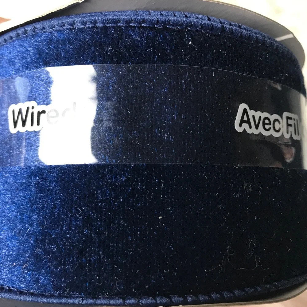 Faux Fur Brown Ribbon and 2 Faux Velvet Ribbon